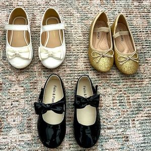 A lot of girls shoes